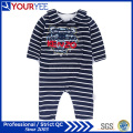 Neue lange Hülsen-Streifen-Säugling Onesie-preiswerte Baby-Kleidung (YBY116)